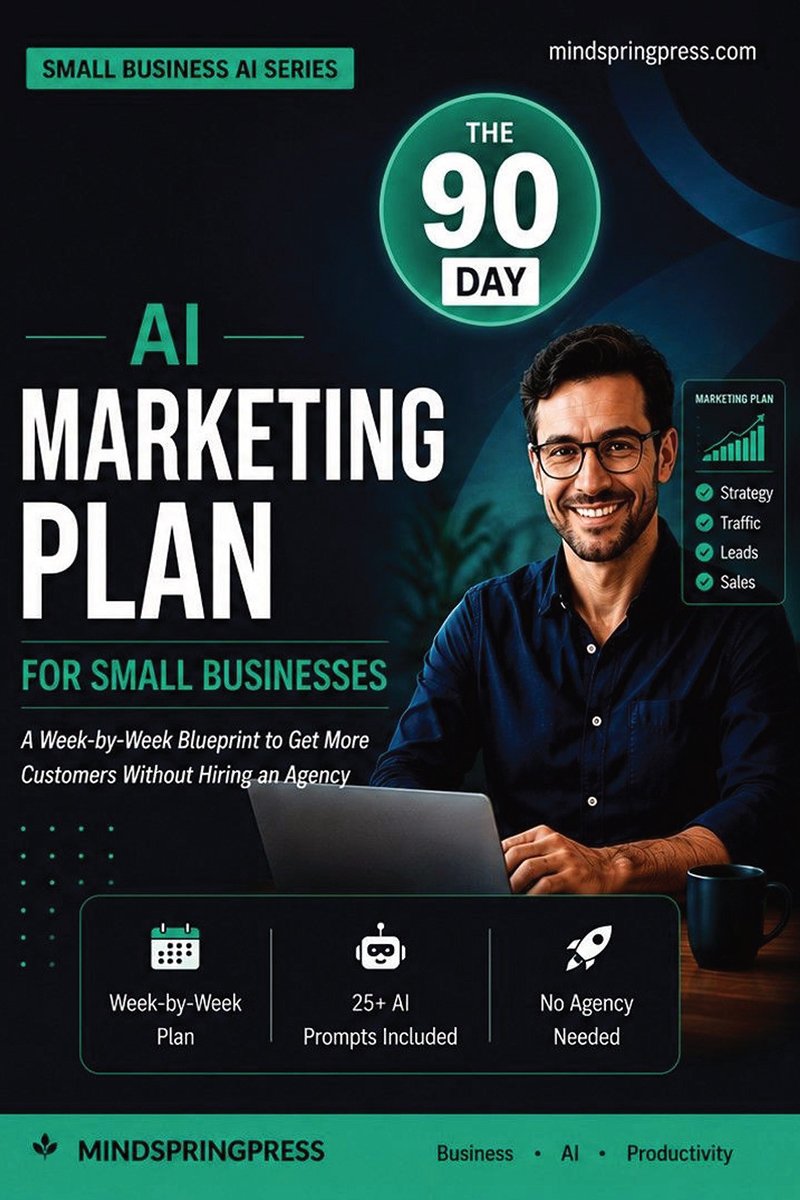90 Days AI Marketing Plan for Small Businesses — MindSpring Press